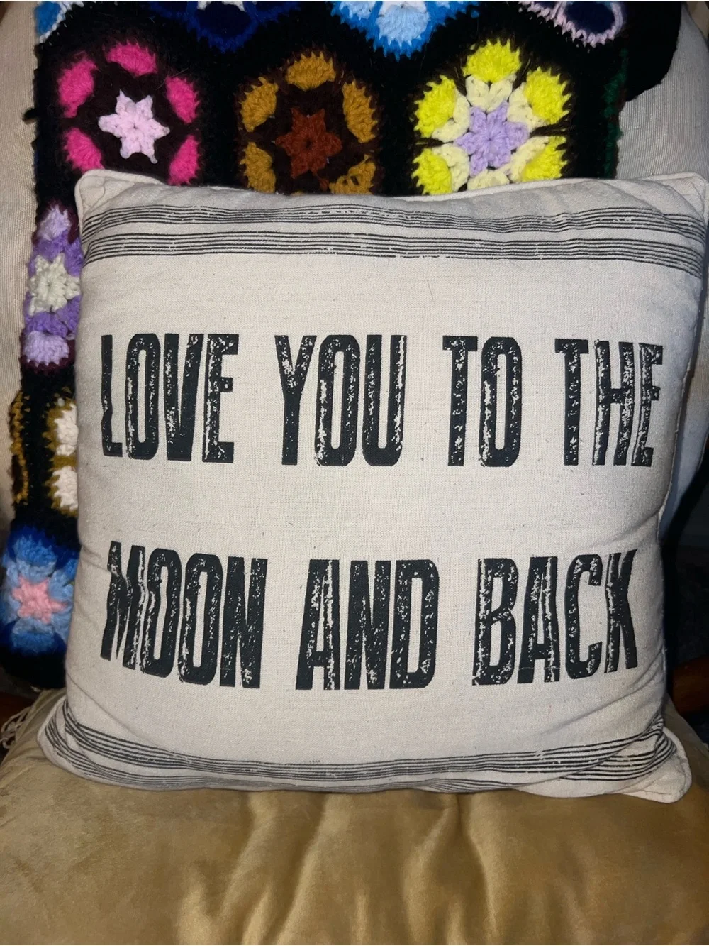 Love you To The Moon and Back  Decorative Throw Pillow